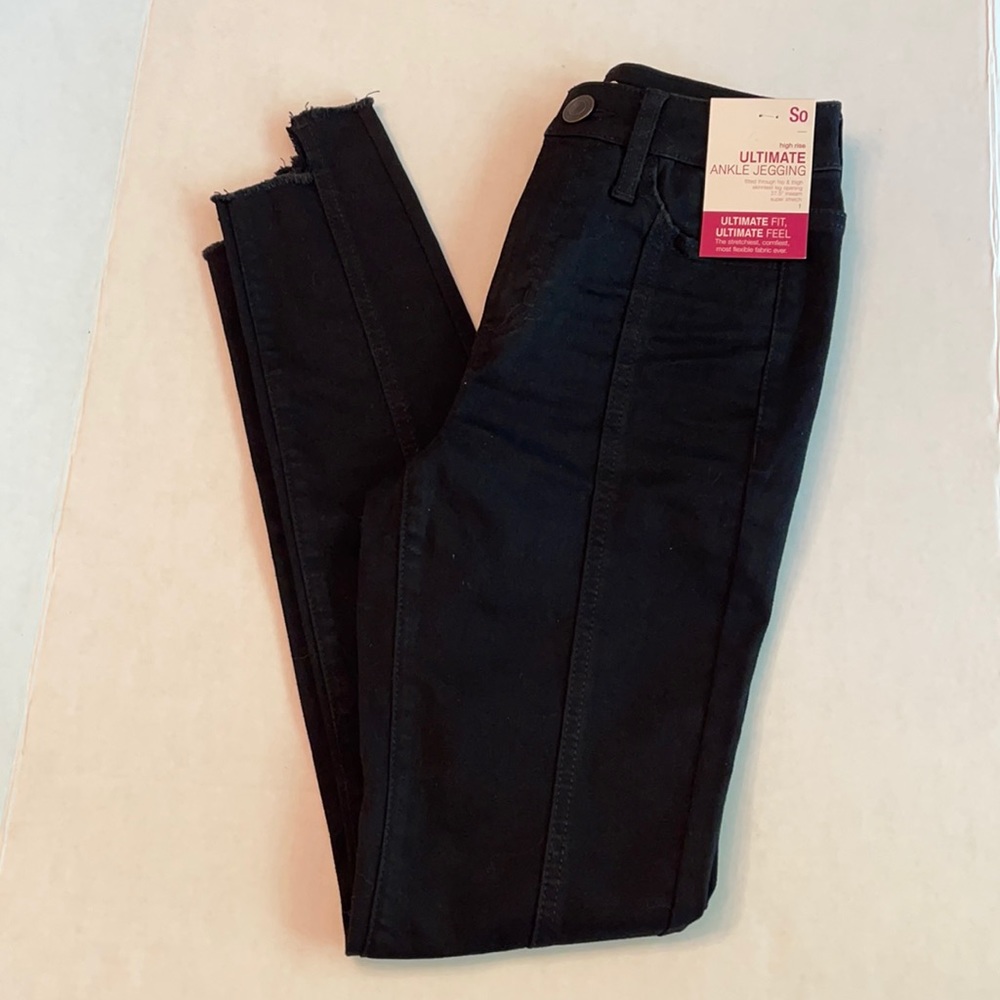 KOHLS SO BRAND HIGH RISE ULTIMATE ANKLE JEGGINGS